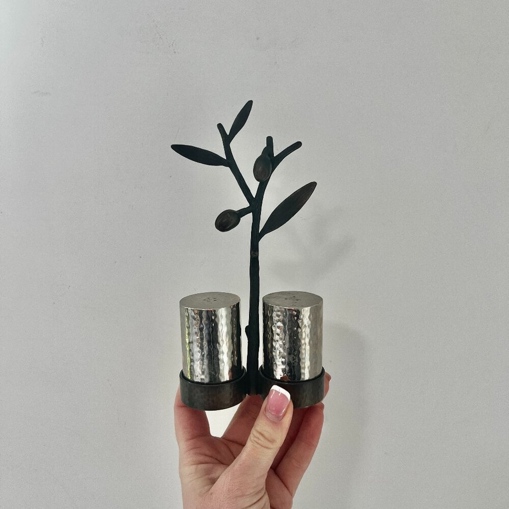 Michael Aram Olive Branch Salt & Pepper Shaker Set